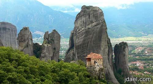 سياحه على مرتفعات مدينة ميتيورا باليونان صور للطبيعه في اليونان