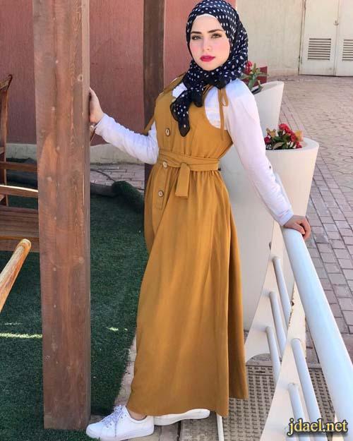 ملابس ولفات حجاب للبنات المحجبة بالوان الموضة