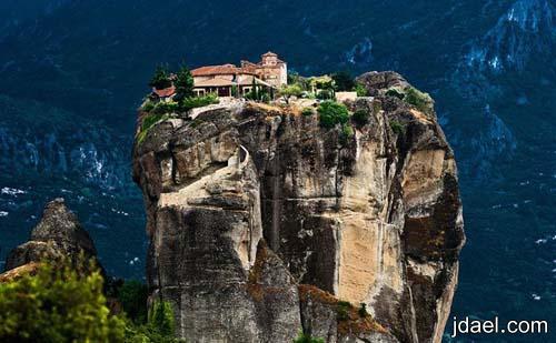 سياحه على مرتفعات مدينة ميتيورا باليونان صور للطبيعه في اليونان